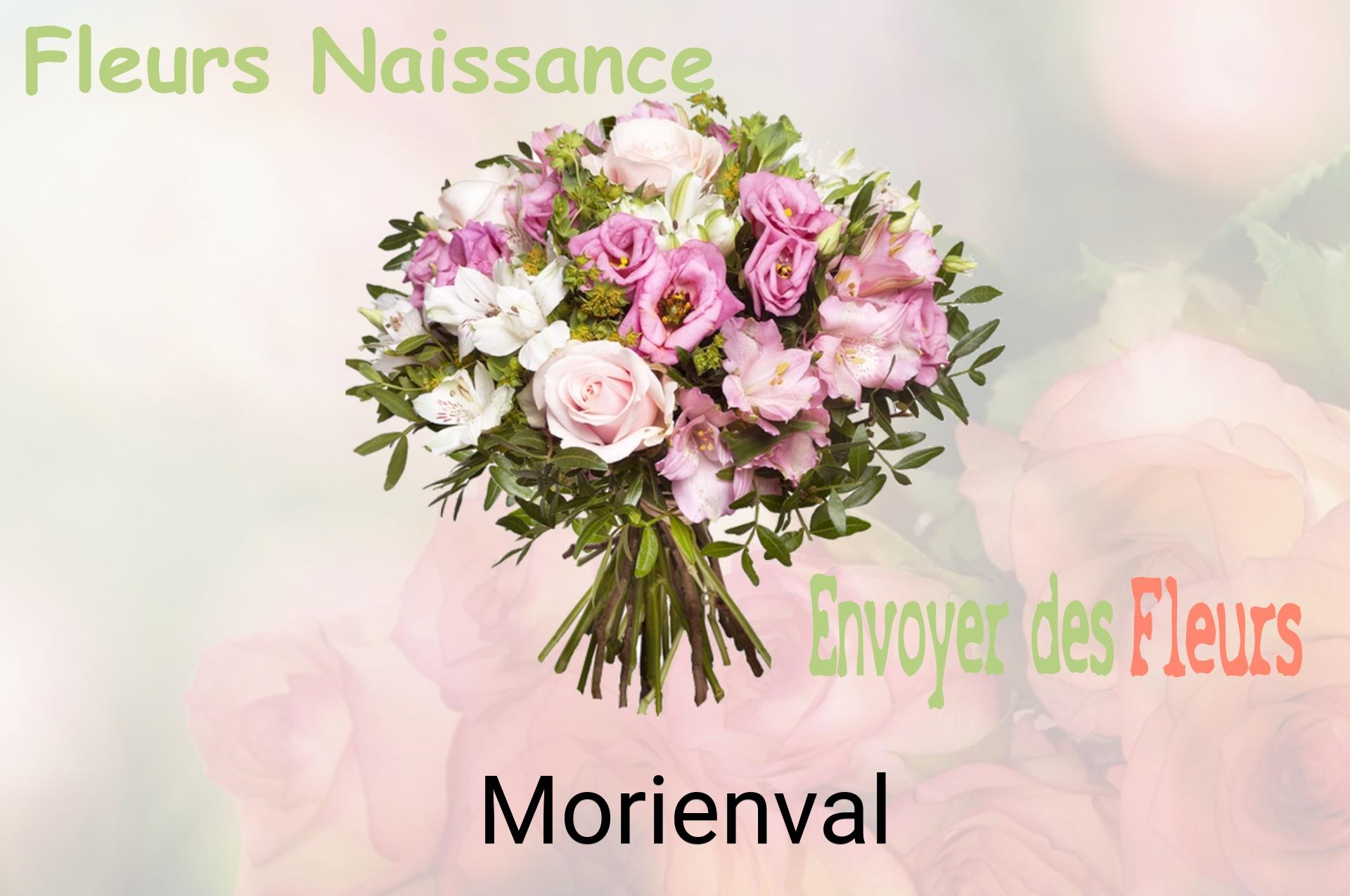 Bouquet de fleurs de naissance livré à Morienval